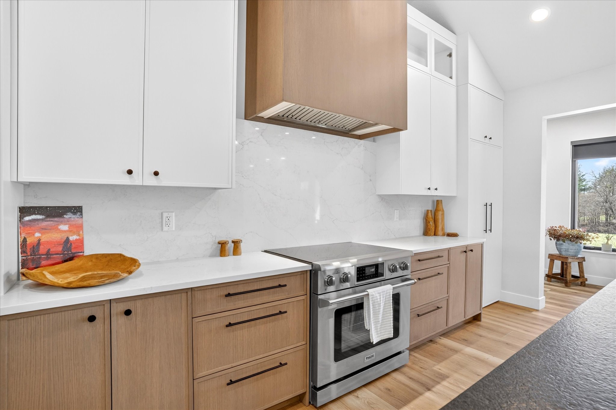 Custom woodwork and cabinetry detail