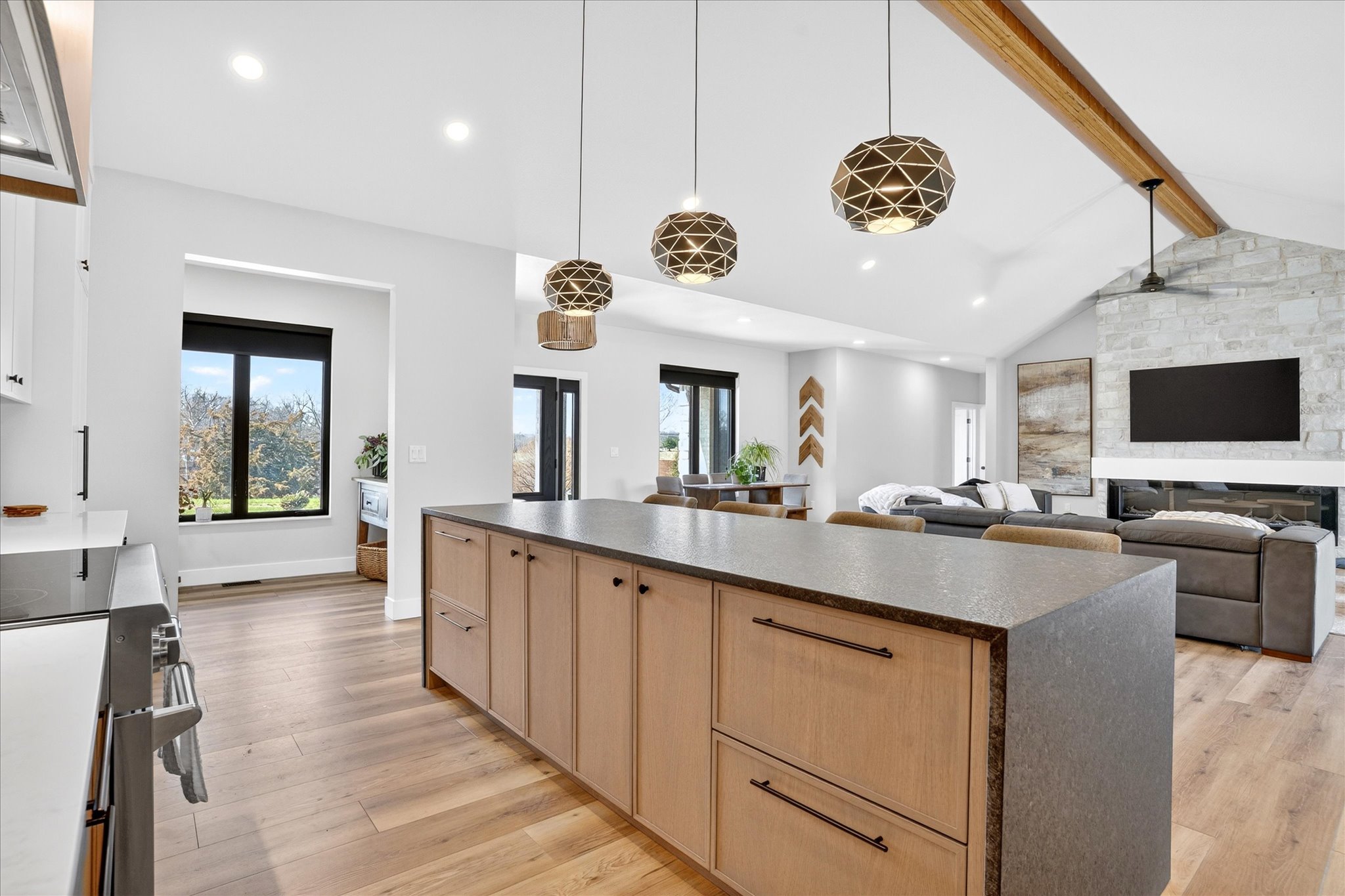 Luxury custom kitchen installation