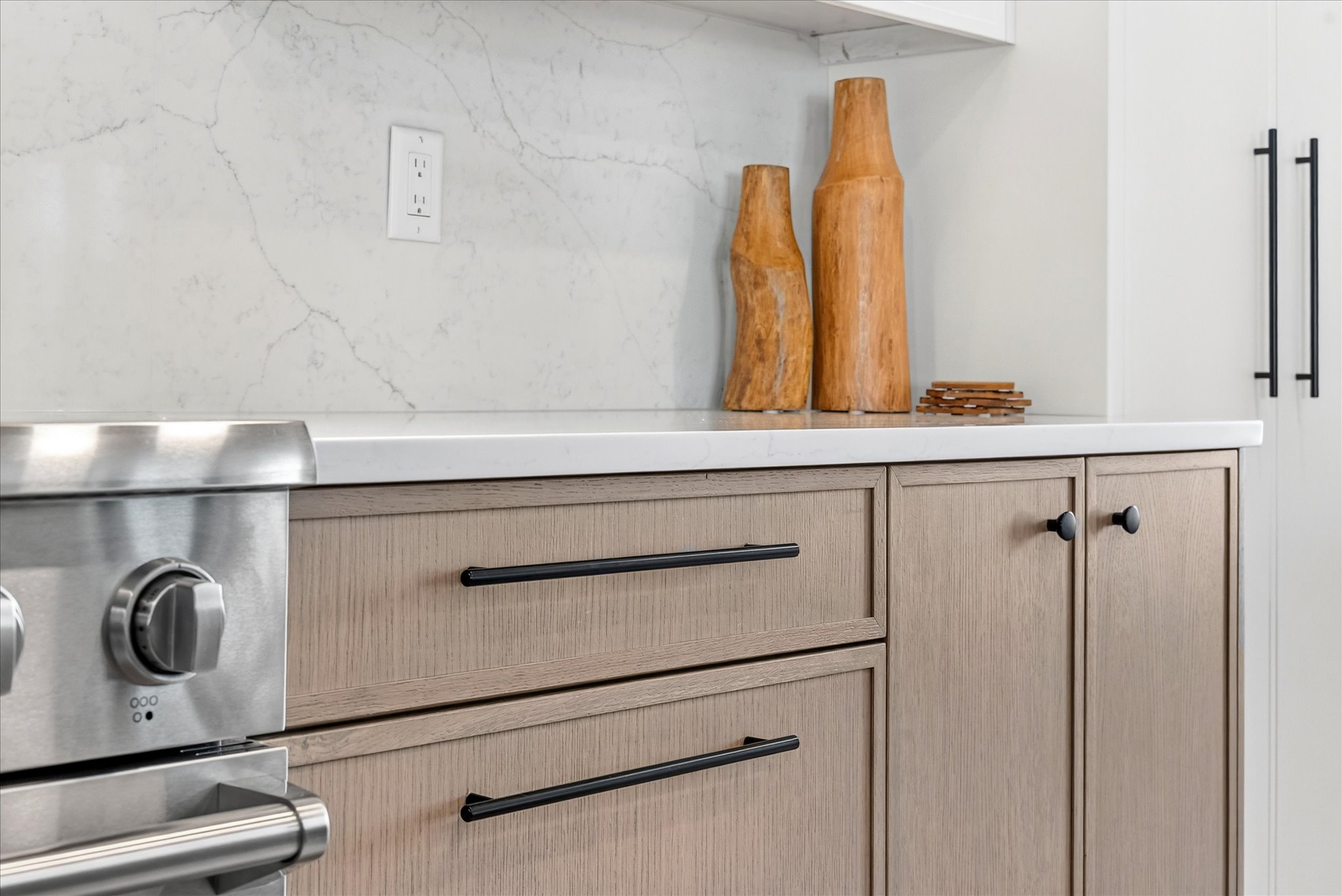 Custom kitchen design by Millwood Cabinetry