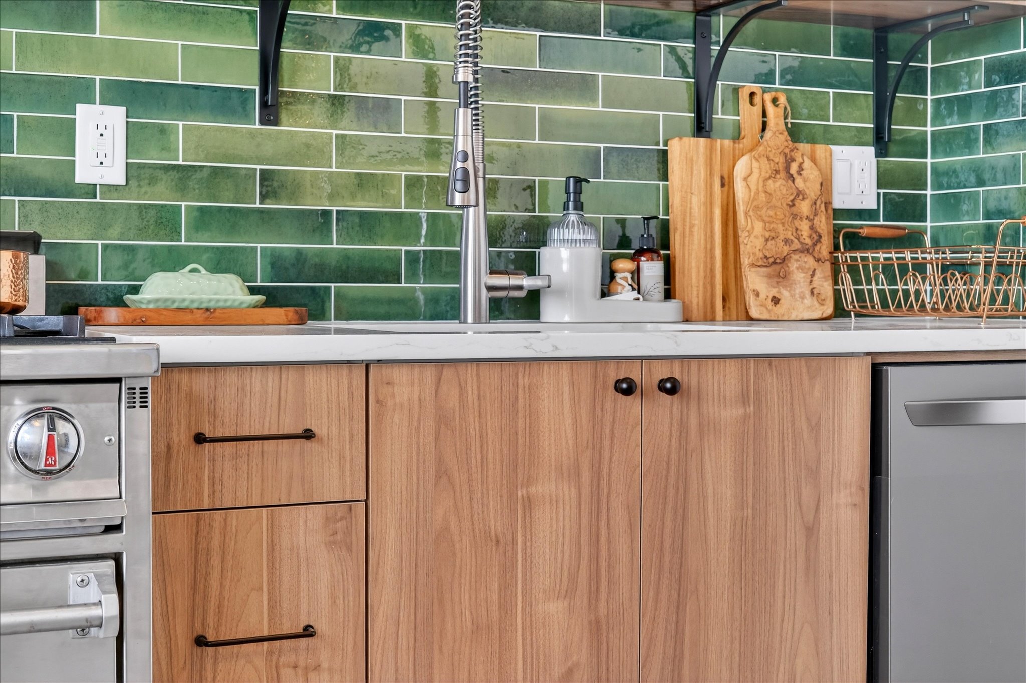 Premium cabinet craftsmanship detail