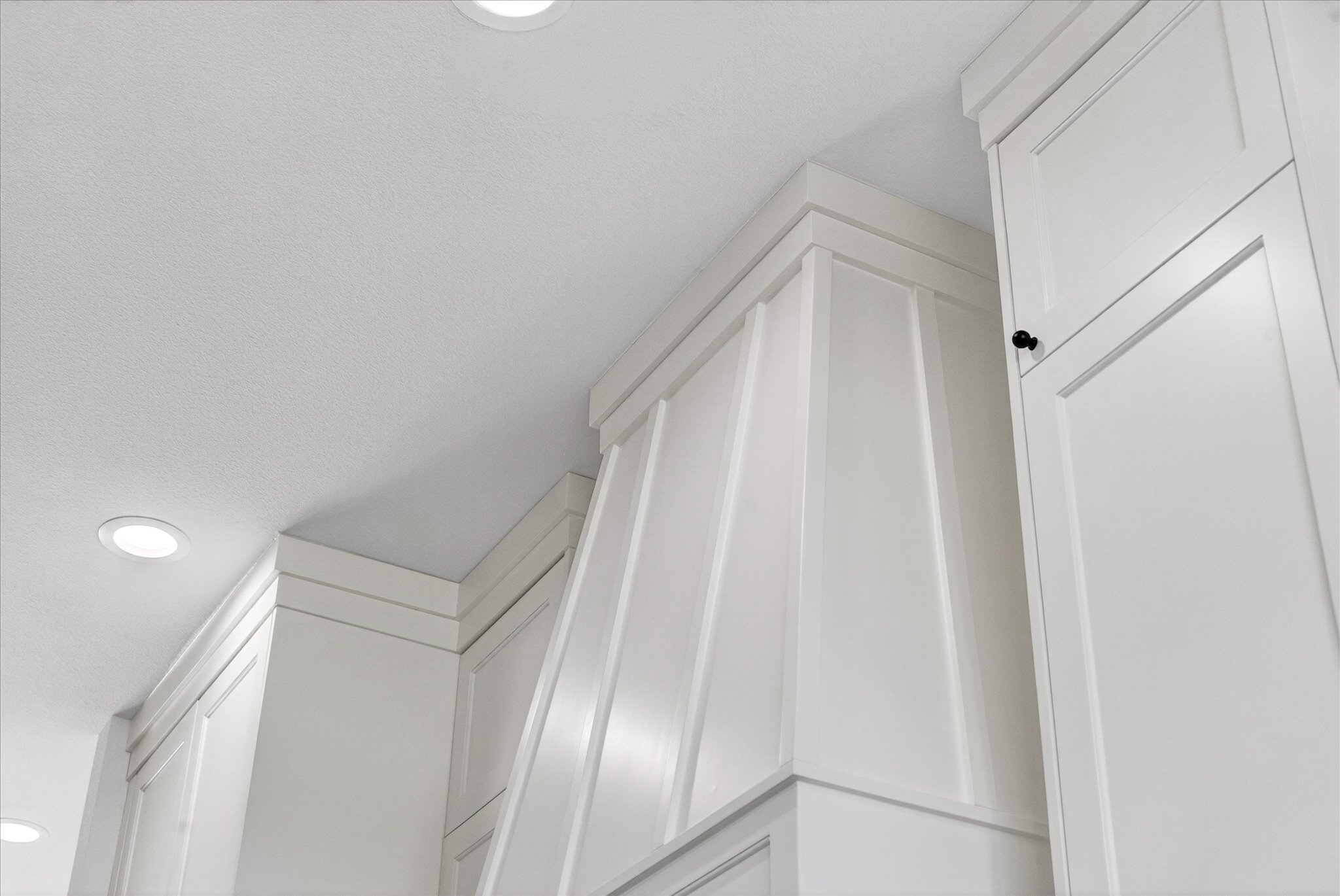 Custom cabinetry hardware and joinery